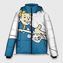 Куртка зимняя мужская Fallout Casino, цвет: 3D-красный