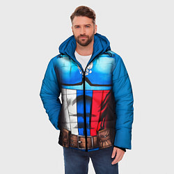 Куртка зимняя мужская Капитан Россия, цвет: 3D-черный — фото 2