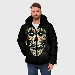 Куртка зимняя мужская Misfits: Death Face, цвет: 3D-черный — фото 2