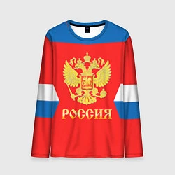 Лонгслив мужской Сборная РФ: #27 PANARIN, цвет: 3D-принт