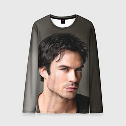 Лонгслив мужской Ian Somerhalder, цвет: 3D-принт