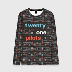 Лонгслив мужской Twenty One Pilots, цвет: 3D-принт