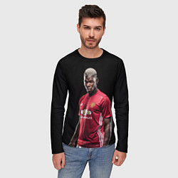Лонгслив мужской Погба: Манчестер Юнайтед, цвет: 3D-принт — фото 2