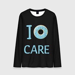 Мужской лонгслив I Donut care