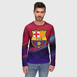 Лонгслив мужской ФК Барселона, цвет: 3D-принт — фото 2