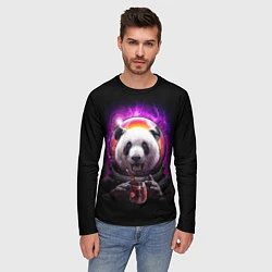 Лонгслив мужской Panda Cosmonaut, цвет: 3D-принт — фото 2