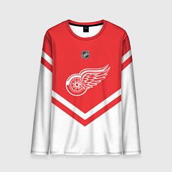 Лонгслив мужской NHL: Detroit Red Wings, цвет: 3D-принт