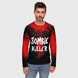Лонгслив мужской Zombie Killer, цвет: 3D-принт — фото 2