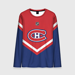 Лонгслив мужской NHL: Montreal Canadiens, цвет: 3D-принт