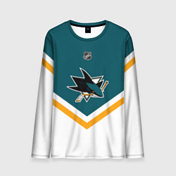 Лонгслив мужской NHL: San Jose Sharks, цвет: 3D-принт