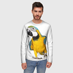 Лонгслив мужской Попугай ара, цвет: 3D-принт — фото 2