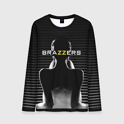 Лонгслив мужской Brazzers - контрсвет, цвет: 3D-принт