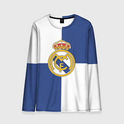 Лонгслив мужской Real Madrid: Blue style, цвет: 3D-принт