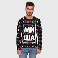 Лонгслив мужской Миша, цвет: 3D-принт — фото 2