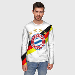 Лонгслив мужской FC Bayern: Germany, цвет: 3D-принт — фото 2