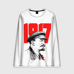 Лонгслив мужской Ленин 1917, цвет: 3D-принт