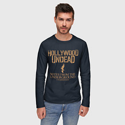 Лонгслив мужской Hollywood Undead: Underground, цвет: 3D-принт — фото 2
