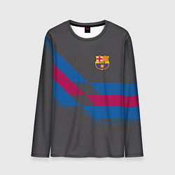 Лонгслив мужской Barcelona FC: Dark style, цвет: 3D-принт