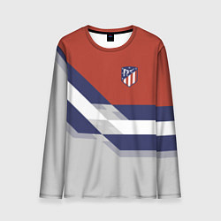 Лонгслив мужской Atletico FC: Grey style, цвет: 3D-принт