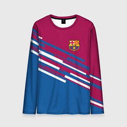 Лонгслив мужской Barcelona FC: Sport Line 2018, цвет: 3D-принт