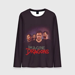 Лонгслив мужской Группа Imagine Dragons, цвет: 3D-принт