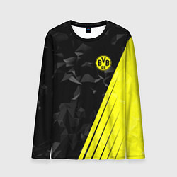 Лонгслив мужской FC Borussia Dortmund: Abstract, цвет: 3D-принт