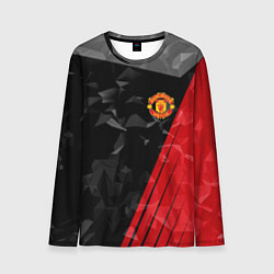 Лонгслив мужской FC Manchester United: Abstract, цвет: 3D-принт