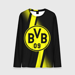 Лонгслив мужской FC Borussia Dortmund: Storm, цвет: 3D-принт