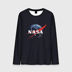Лонгслив мужской NASA: Black Space, цвет: 3D-принт