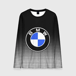 Лонгслив мужской BMW 2018 Black and White IV, цвет: 3D-принт
