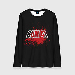 Лонгслив мужской Sum 41: Hot Blood, цвет: 3D-принт
