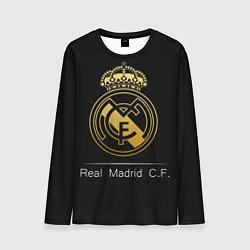 Лонгслив мужской FC Real Madrid: Gold Edition, цвет: 3D-принт