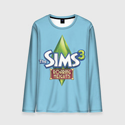 Лонгслив мужской The Sims 3: Roaring Heights, цвет: 3D-принт