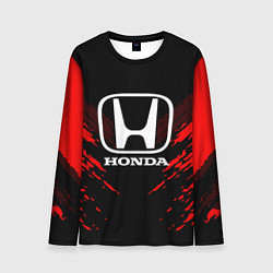 Лонгслив мужской Honda: Red Anger, цвет: 3D-принт