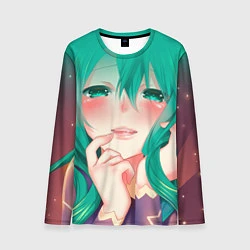 Лонгслив мужской Miku Ahegao, цвет: 3D-принт