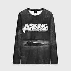 Лонгслив мужской Asking Alexandria: Black Micro, цвет: 3D-принт