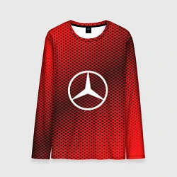 Мужской лонгслив Mercedes: Red Carbon