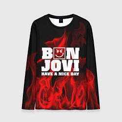 Лонгслив мужской Bon Jovi: Have a nice day, цвет: 3D-принт