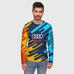 Лонгслив мужской Audi: Colour Sport, цвет: 3D-принт — фото 2