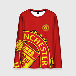 Лонгслив мужской FC Man United: Red Exclusive, цвет: 3D-принт