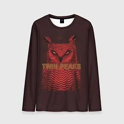 Лонгслив мужской Twin Peaks: Red Owl, цвет: 3D-принт