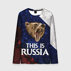 Мужской лонгслив Russia: Roaring Bear