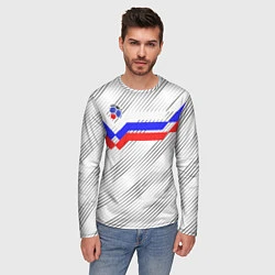 Лонгслив мужской Российский футбол, цвет: 3D-принт — фото 2