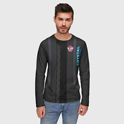 Лонгслив мужской Cyberpunk 2077: Crystal Jock, цвет: 3D-принт — фото 2