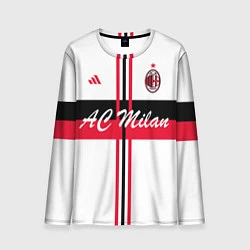 Лонгслив мужской AC Milan: White Form, цвет: 3D-принт