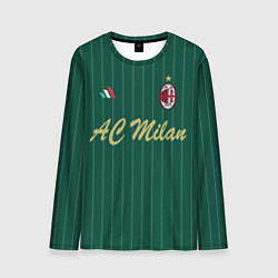 Лонгслив мужской AC Milan: Green Form, цвет: 3D-принт