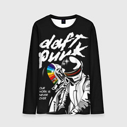 Мужской лонгслив Daft Punk: Our work is never over