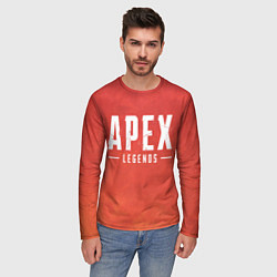 Лонгслив мужской Apex Legends: Red Logo, цвет: 3D-принт — фото 2
