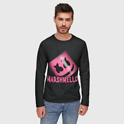 Лонгслив мужской Marshmello, цвет: 3D-принт — фото 2