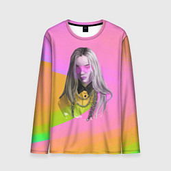 Лонгслив мужской Billie Eilish: Pink Fashion, цвет: 3D-принт